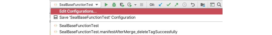 Figure 2.7.1: Edit Configurations - Entry