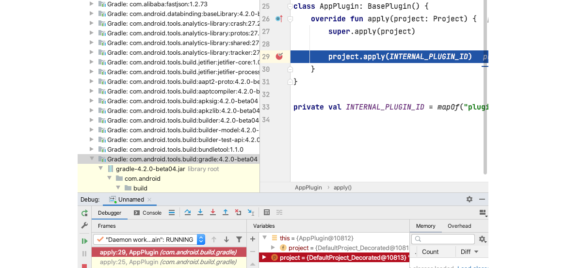 Figure 2.7.6: Debug with *source.jar